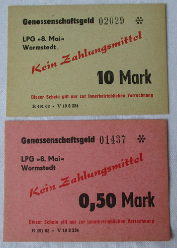 Banknoten und 10 mark - 2,