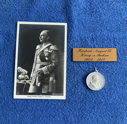 Medaille friedrich august - ak,
