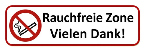 Aufkleber rauchfreie - aufkleber,