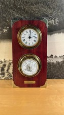 Marine Wanduhr & Barometer auf