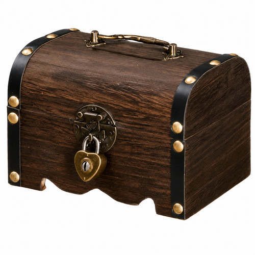 Piratentruhe mit schloss - mit, und