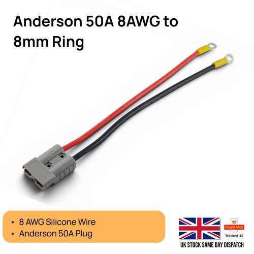 50a anderson stecker 8awg - 50a,