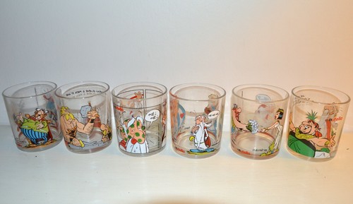 6er set werbegläser asterix - 6er,