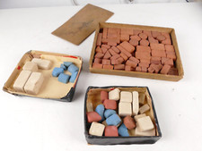 Arcano Stein Baukasten "Sandsteine" Mauersteine Bauklötze 50er Jahre A-2091