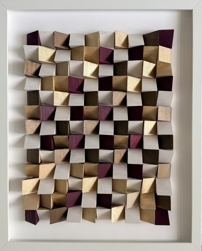 Holzmosaik wandkunst - wandkunst, 3d