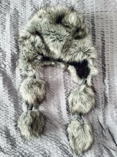 Damen Wintermütze Warme Kosakenmütze Russische Fellmütze Grau? NEU