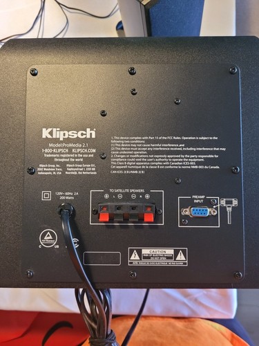 Klipsch speakers pro media 1 - speakers, 2.1