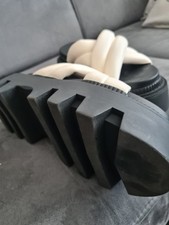 Buffalo Flora Cross - Plateausandalette Gr.39 Weiß