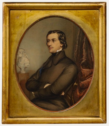 Gerahmtes aquarell aus dem - gerahmtes, 19