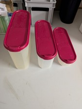 Tupperware Super Eidgenossen 4er Set - Größen 1, 2 und 3- beere Deckel