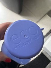 Tupperware Trinkflasche 1L Lila und Blau mit Deckel Top Zustand