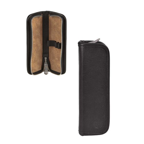 Leder stifteetui federtasche - leder,