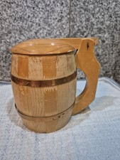Holz bierkrug einzelstück - holz,
