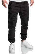 Herren Jogger Cargo Chino Jeans Hose 7020