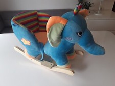 Schauckelefant von Bieco, Schauckeltier, Schaukelpferd, Schauckelwippe, Plüsch