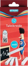 12 Tafelkreide, Kreide, Schulkreide weiss Schiefertafel Maltafel Malkreide