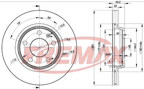 Bremsscheiben für audi - audi, a4