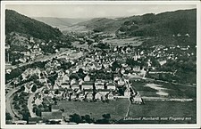 Ansichtskarte Baden-Württemberg (b239) Murrhardt vom Flugzeug aus 1934 Ansichtsk