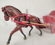 Weihnachtsschlitten Modellpferd Geschirr Dekoration Kutschgeschirr Unikat