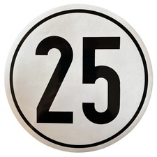 Geschwindigkeitsschild