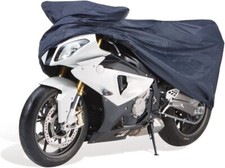 Cartrend Motorrad-Garage blau Fläche 203x89x119 cm wetterfest Polyester 70112