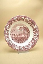 Palissy Thames River Scenes Kew Bridge Schale Obstschale Salatschale Rot Ø 23