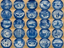ROYAL COPENHAGEN WEIHNACHTSTELLER 1964 bis 1992 SAMMLUNG KONVOLUT SAMMELTELLER