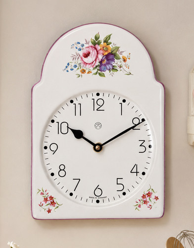 Küchenuhr sommerblumen - küchenuhr,