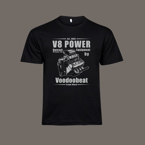 Shirt power größe 3xl - v8,