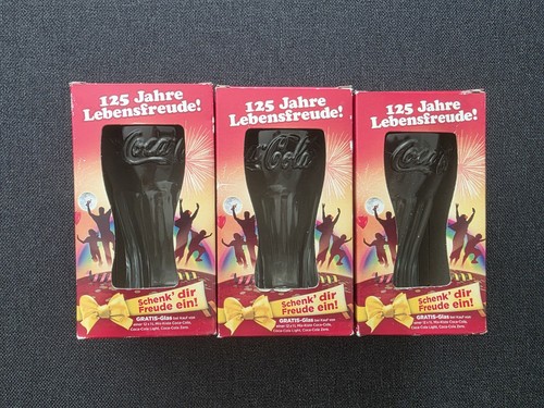Coca cola 3er set gläser - cola,