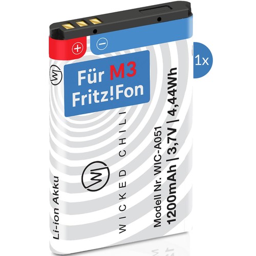 Akku für avm fritz fon - akku, m3