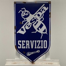 Piaggio Vespa Emailschild -
