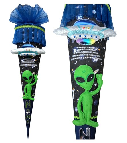 Schultüte alien ufo passend - schultüte,
