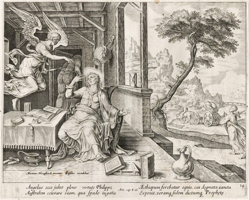 Heemskerck angel appears - angel, to