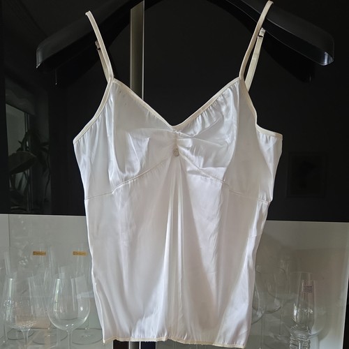 Top seide beige - beige, größe