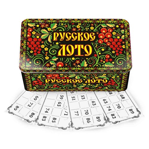 Russisches lotto bingospiel - russisches,