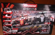 Carrera Go Plus 20066007 Pit Stop Rennbahn + 2 Rennwagen Kinderrennbahn