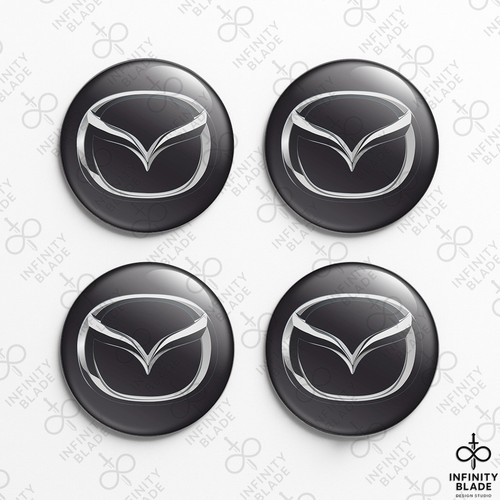 Mazda emblem abzeichen - 4x,