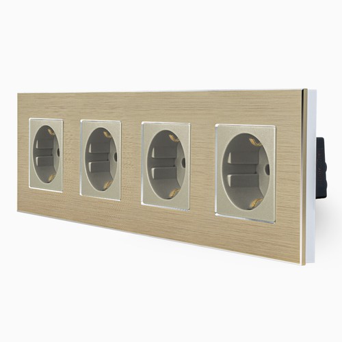Steckdose fach schuko - fach,