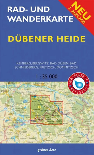 Rad und wanderkarte dübener - und,
