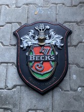 Becks wappen schild logo deko - schild,