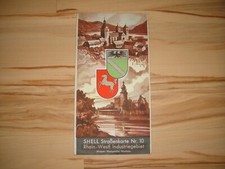 Shell Straßenkarte Nr. 10, Rhein.-Westf. Industriegebiet, 1:470 000, um 1935