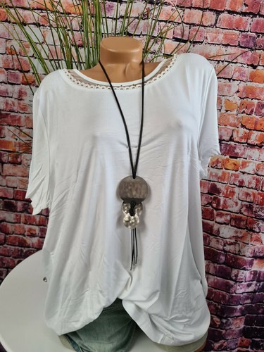 Sheego shirt kurzarm weiß - sheego,