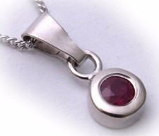 Damen Anhänger Rubin echt