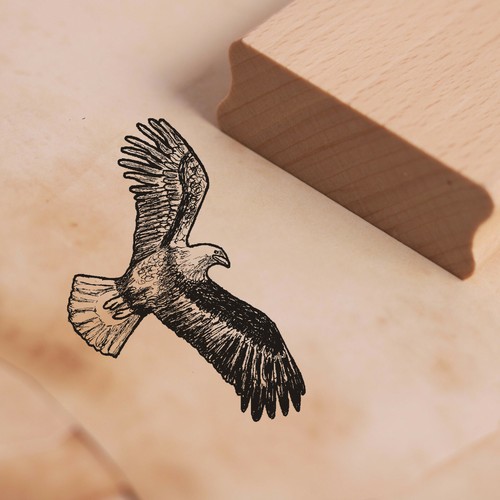 Stempel weißkopfseeadler - weißkopfseeadler,