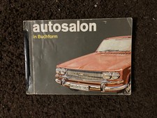 Autosalon in Buchform 1962 Nr.8 Oldtimer RAR Auto Katalog