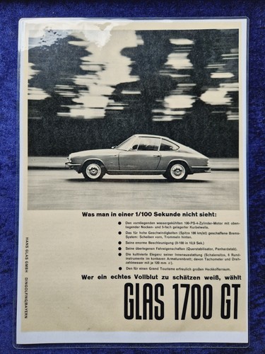 Glas 1700 originale - 1700, gt,