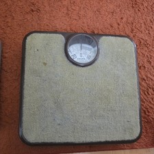 Personenwaage - Krups - 80er Jahre - braun m. Teppich - gebraucht  Vintage Retro