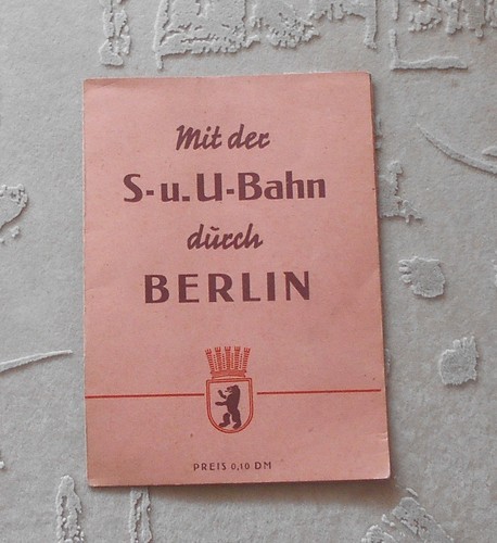 Faltplan mit der u - -, bahn