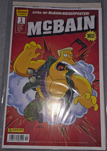 Panini simpsons mcbain comic - panini,
